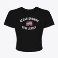 Cedar Springs New Jersey Patriot Women's Crop Top additional view 1