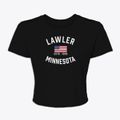 Lawler Minnesota Patriot Women's Crop Top additional view 1