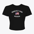 Roosevelt Park Michigan Patriot Women's Crop Top additional view 1