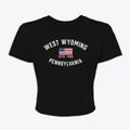 West Wyoming Pennsylvania Patriot Women's Crop Top additional view 1