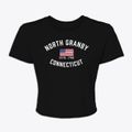 North Granby Connecticut Patriot Women's Crop Top additional view 1