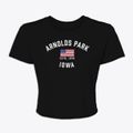 Arnolds Park Iowa Patriot Women's Crop Top additional view 1
