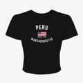 Peru Massachusetts Patriot Women's Crop Top additional product view 1