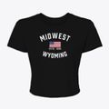 Midwest Wyoming Patriot Women's Crop Top additional view 1