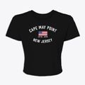 Cape May Point New Jersey Patriot Women's Crop Top additional view 1