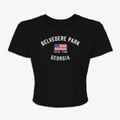 Belvedere Park Georgia Patriot Women's Crop Top additional view 1