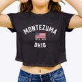 Montezuma Ohio Patriot Women's Crop Top additional view 3