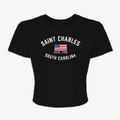 Saint Charles South Carolina Patriot Women's Crop Top additional view 1