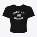 Apache Wye Oklahoma Patriot Women's Crop Top additional product view 1