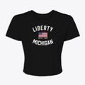 Liberty Michigan Patriot Women's Crop Top additional view 1