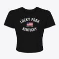 Lucky Fork Kentucky Patriot Women's Crop Top additional view 1