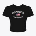 Framingham Massachusetts Patriot Women's Crop Top additional product view 1