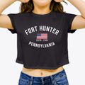 Fort Hunter Pennsylvania Patriot Women's Crop Top additional view 3