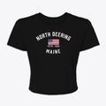 North Deering Maine Patriot Women's Crop Top additional view 1