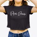 Poker Brown Nevada Freestyle Women's Crop Top additional view 3