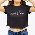 Long Plain Massachusetts Freestyle Women's Crop Top additional view 3