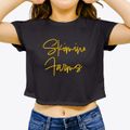 Skimino Farms Virginia Freestyle Women's Crop Top additional view 3