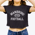 Mambrino Texas Football Women's Crop Top additional view 3