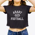 Araby Arizona Football Women's Crop Top additional view 3