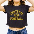 Chrystal Pennsylvania Football Women's Crop Top additional view 3