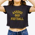 Ashdod Massachusetts Football Women's Crop Top additional view 3