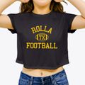 Rolla Texas Football Women's Crop Top additional view 3