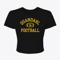 Quandahl Iowa Football Women's Crop Top additional view 1