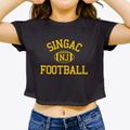 Singac New Jersey Football Women's Crop Top additional view 3