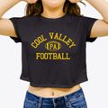 Cool Valley Pennsylvania Football Women's Crop Top additional view 3