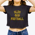 Olds Washington Football Women's Crop Top additional view 3