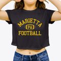 Marietta Pennsylvania Football Women's Crop Top additional view 3