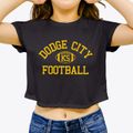 Dodge City Kansas Football Women's Crop Top additional view 3