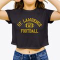 St. Lawrence Wisconsin Football Women's Crop Top additional view 3