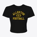 Allerton Iowa Football Women's Crop Top additional view 1