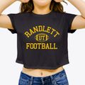 Randlett Utah Football Women's Crop Top additional view 3