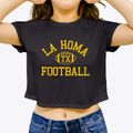 La Homa Texas Football Women's Crop Top additional view 3