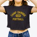 Camp Danbee Massachusetts Football Women's Crop Top additional view 3