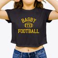 Bagby Texas Football Women's Crop Top additional view 3