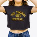 The Timbers Delaware Football Women's Crop Top additional view 3