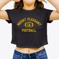 Mount Pleasant Iowa Football Women's Crop Top additional view 3