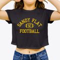 Sandy Flat South Carolina Football Women's Crop Top additional view 3
