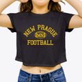 New Prague Minnesota Football Women's Crop Top additional view 3
