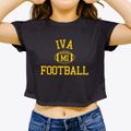 Iva Michigan Football Women's Crop Top additional view 3