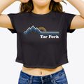 Tar Fork Kentucky Mountain View Women's Crop Top additional product view 3