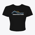 American Falls Idaho Mountain View Women's Crop Top additional view 1