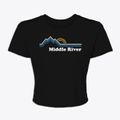 Middle River Minnesota Mountain View Women's Crop Top additional product view 1