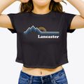 Lancaster Virginia Mountain View Women's Crop Top additional product view 3
