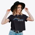 Brockway Montana Mountain View Women's Crop Top additional view 2