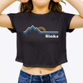 Sinks Kentucky Mountain View Women's Crop Top additional product view 3