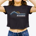 Avondale Maryland Mountain View Women's Crop Top additional view 3